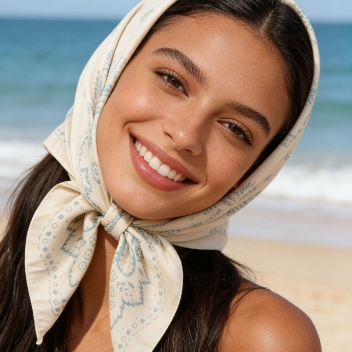 Fashionable New Square Scarf / Silk Scarf for Women – 70cm Headwrap, Printed Scarf, Professional Ascot Tie